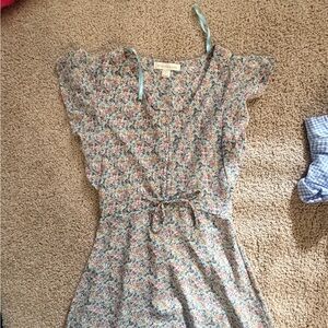 Monteau Blue Floral Dress